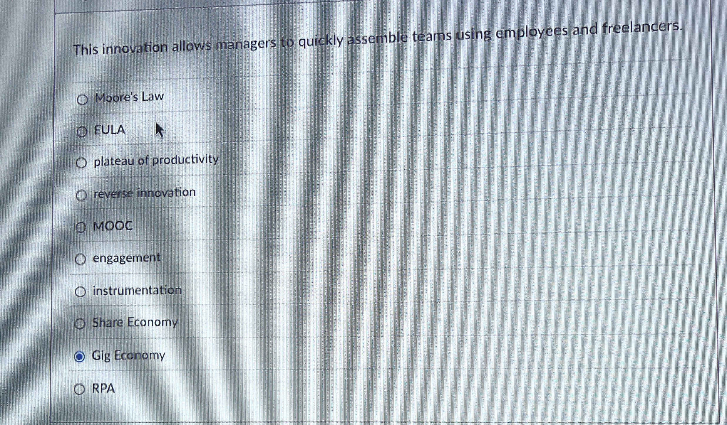  This innovation allows managers to quickly assemble teams using employees and
