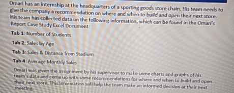  Identify some variables and assumptions in the problem below. Omari has