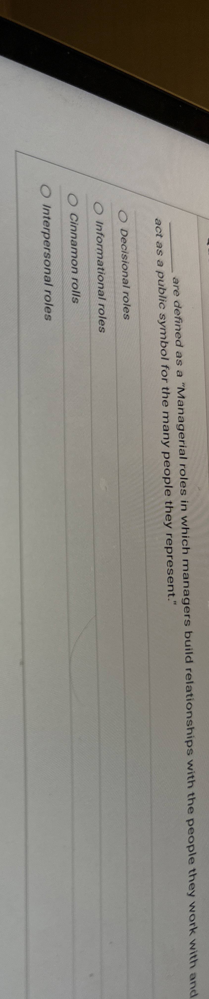  q, are defined as a "Managerial roles in which managers build