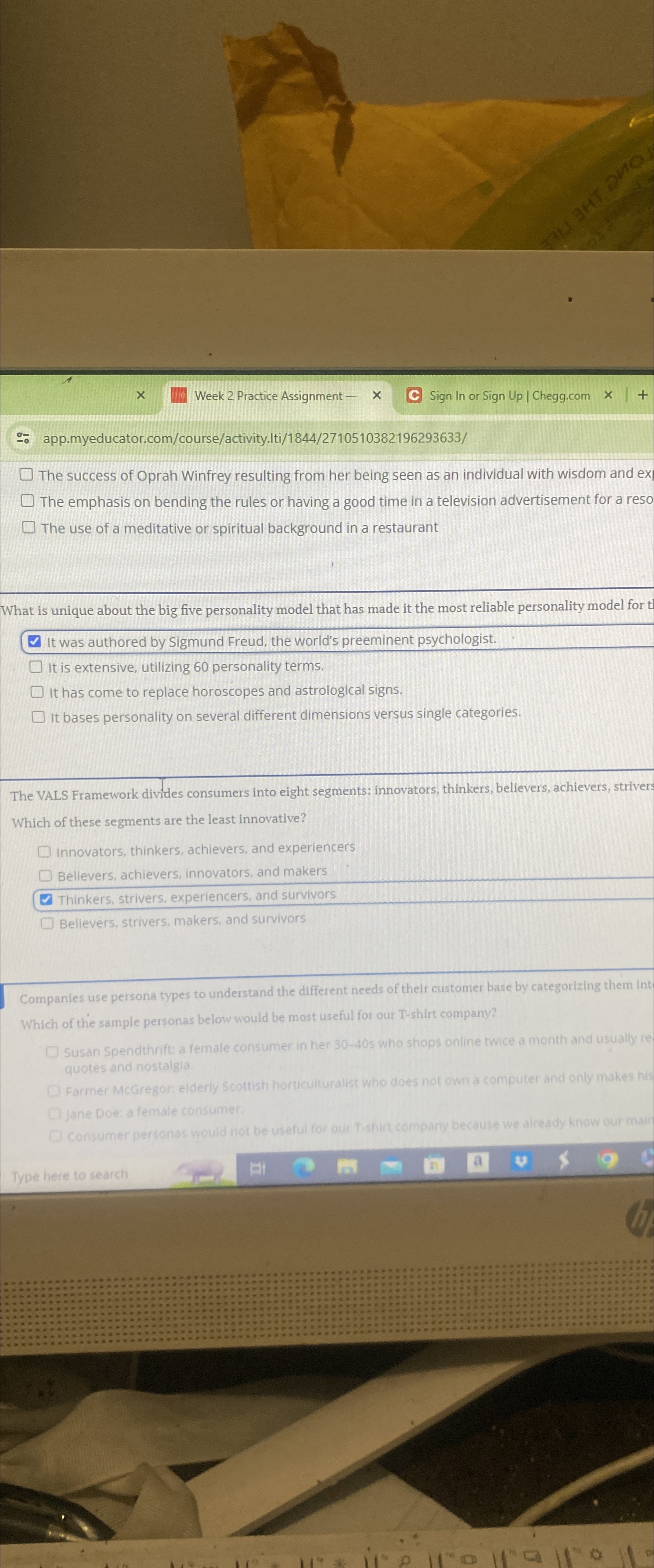  app.myeducator.com/course/activity.Iti/1844/2710510382196293633/ The success of Oprah Winfrey resulting from her being seen