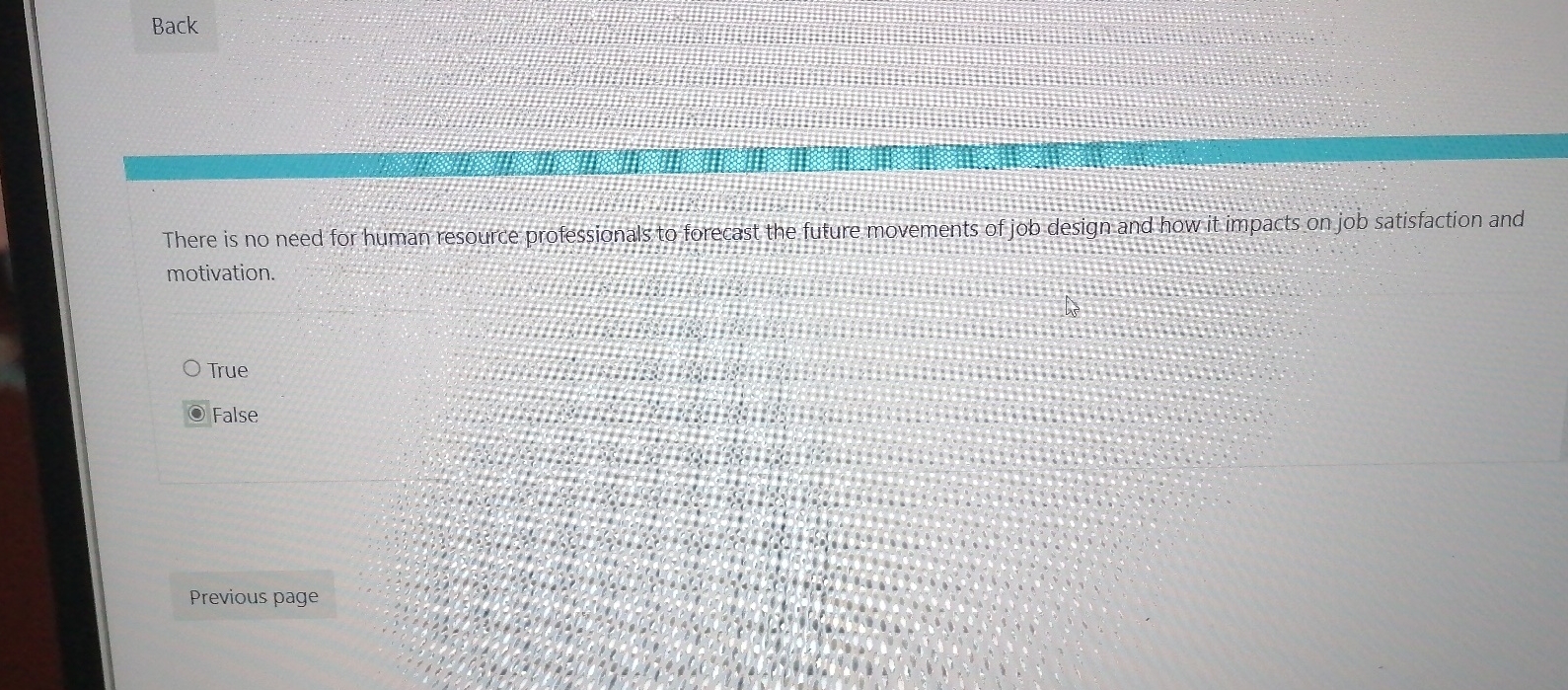  Back There is no need for human resource professionals to forecast