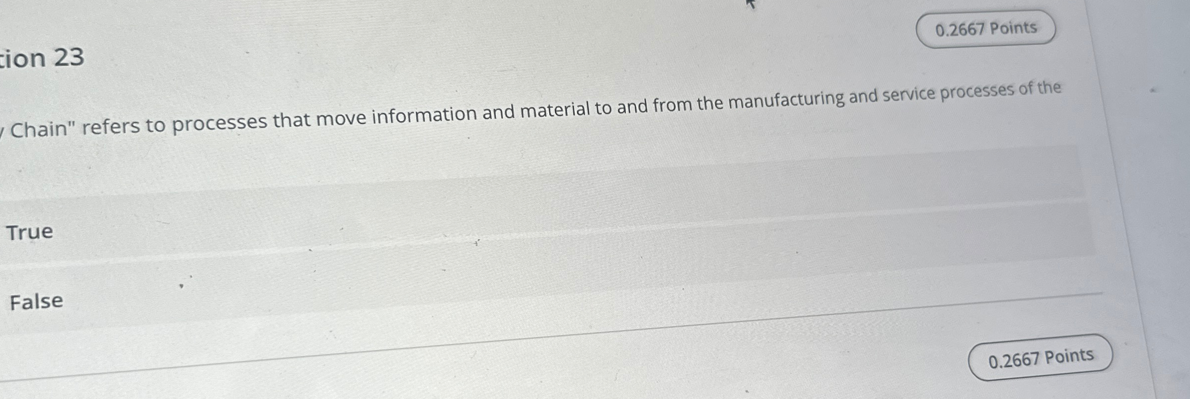  ion 23 Chain" refers to processes that move information and material