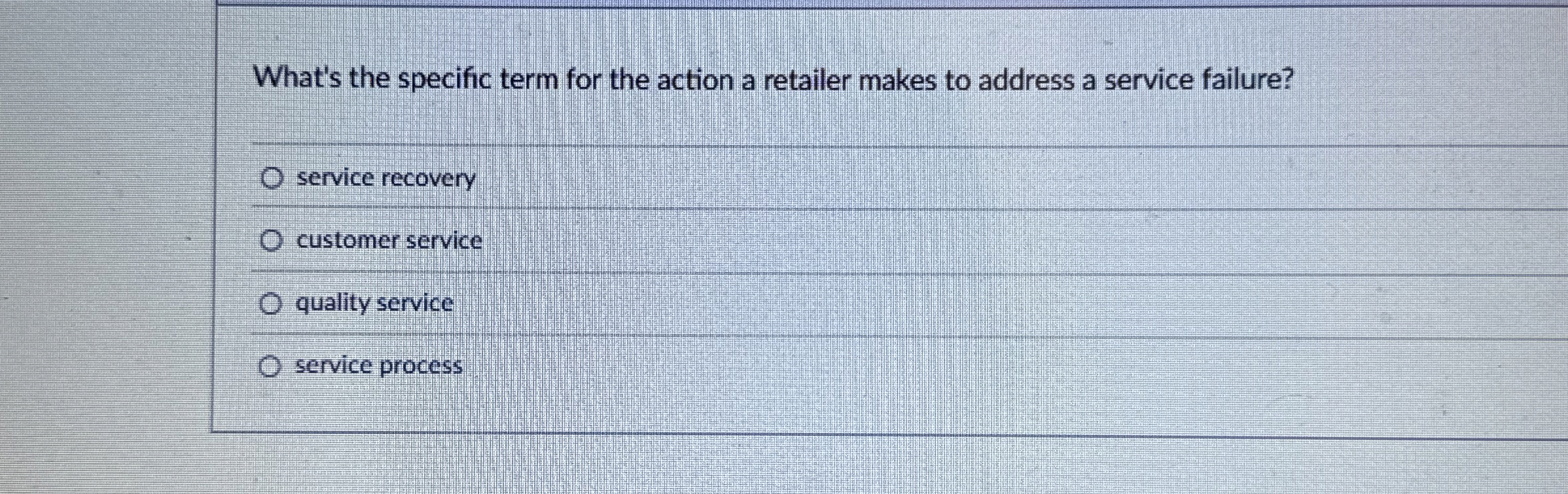  What's the specific term for the action a retailer makes to
