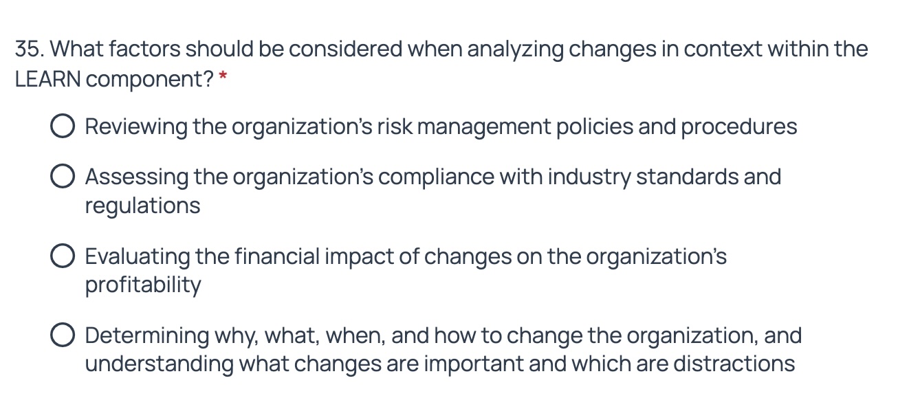  What factors should be considered when analyzing changes in context within