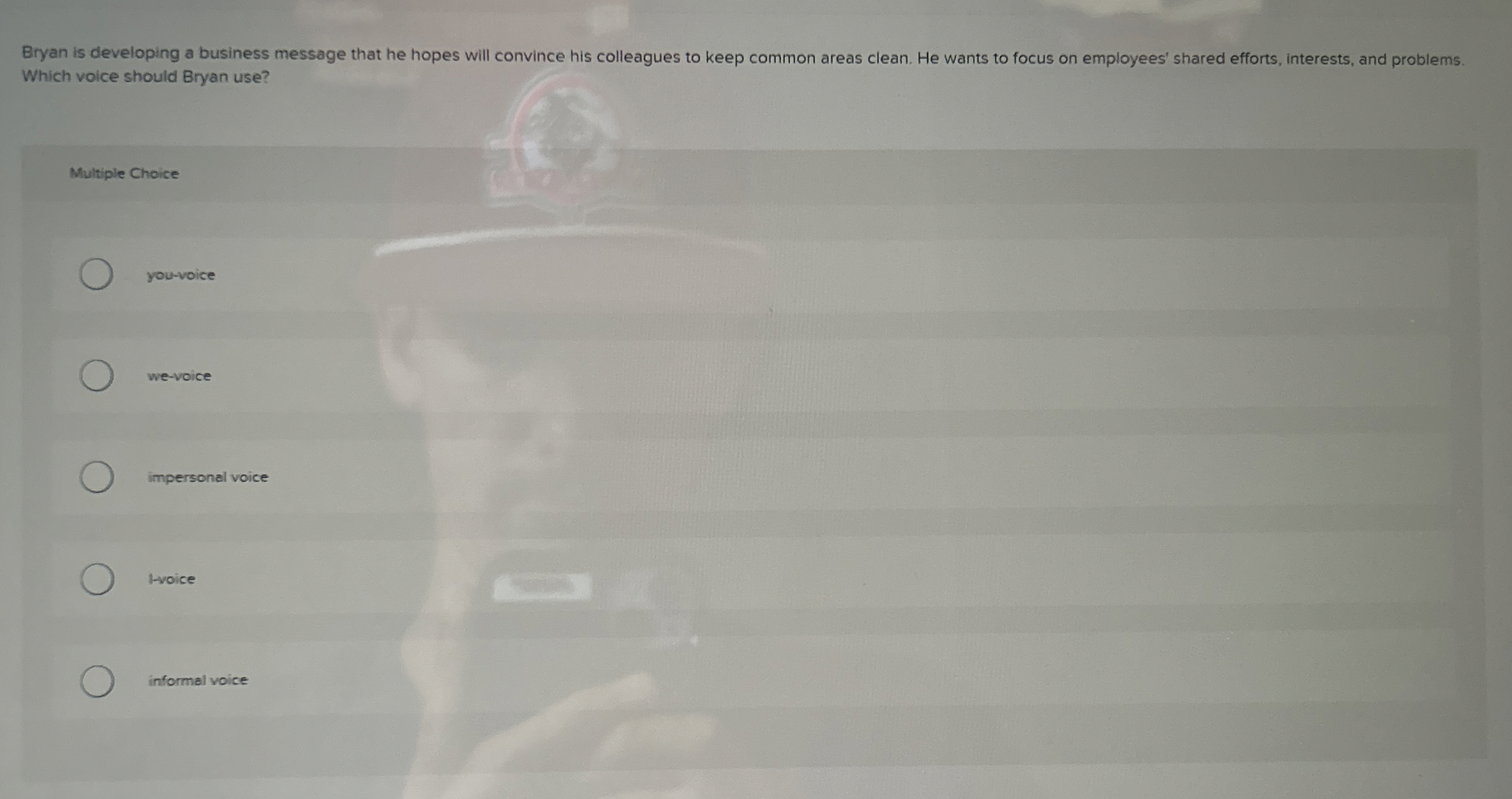  Bryan is developing a business message that he hopes will convince