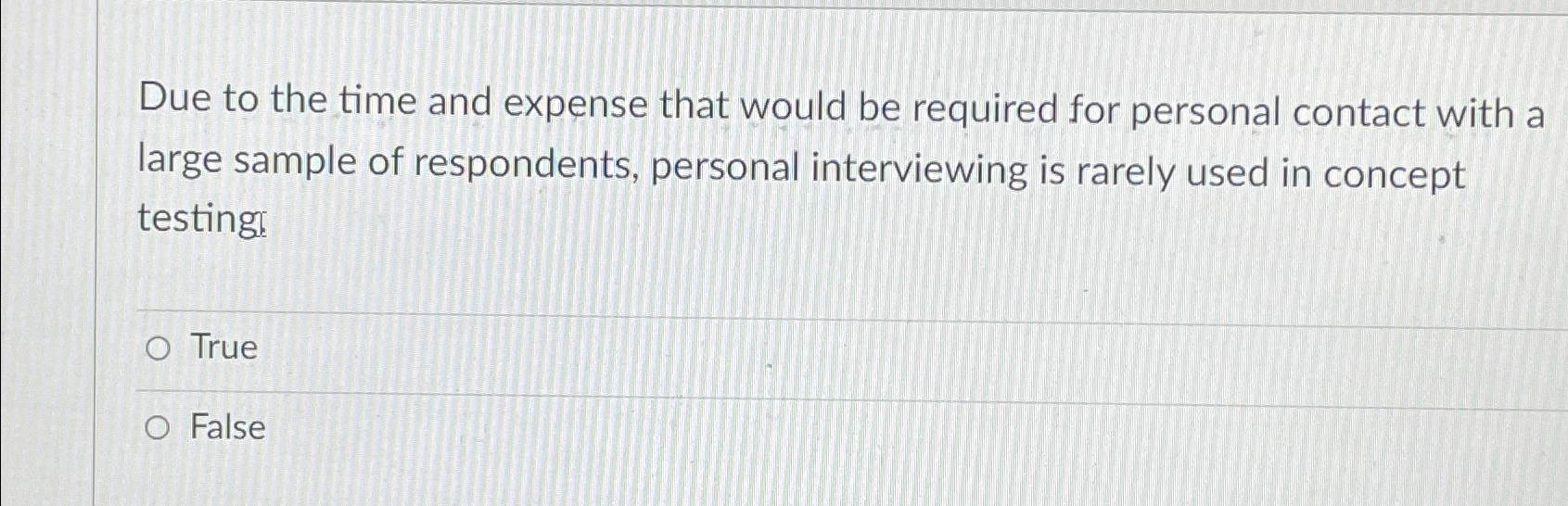  Due to the time and expense that would be required for