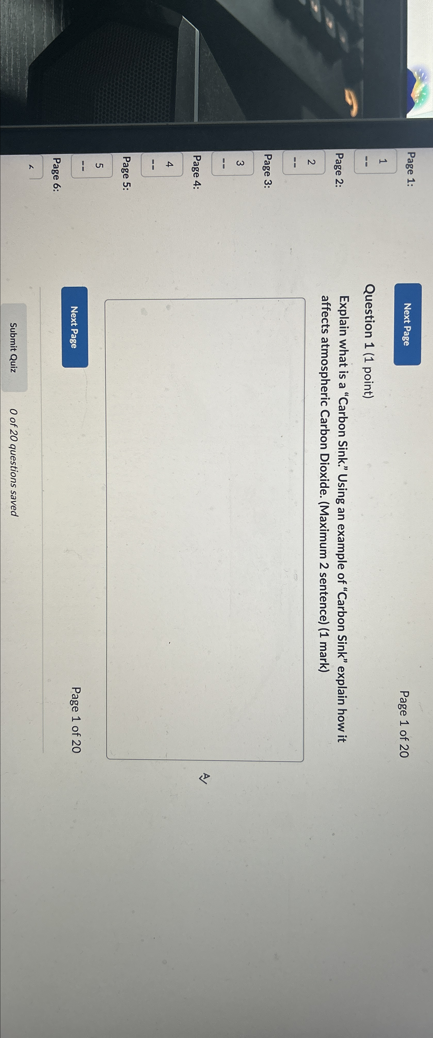  Page 4:4Page 5:5 Page 6: Page 1 of 20 q, 0