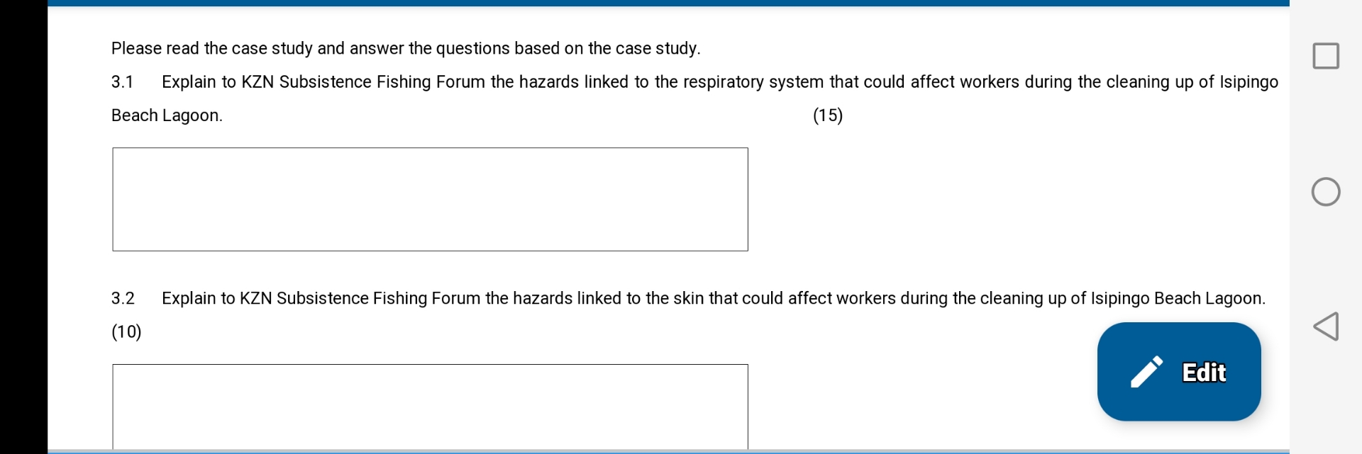  Please read the case study and answer the questions based on