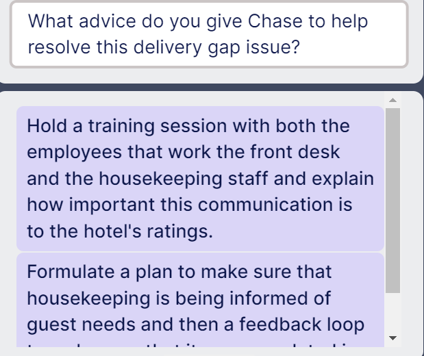  Hold a training session with both the employees that work the