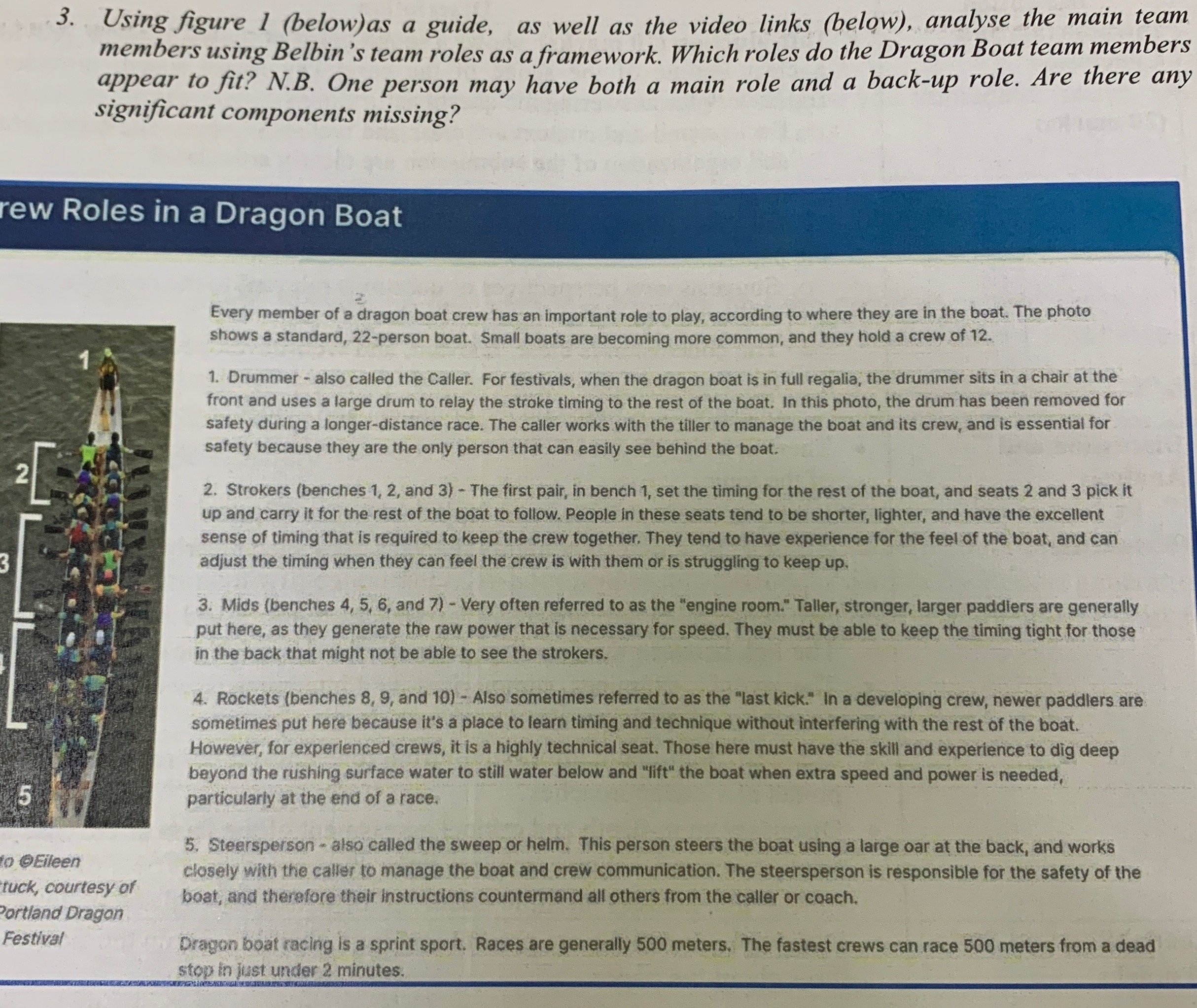  Using figure 1(below) as a guide, as well as the video