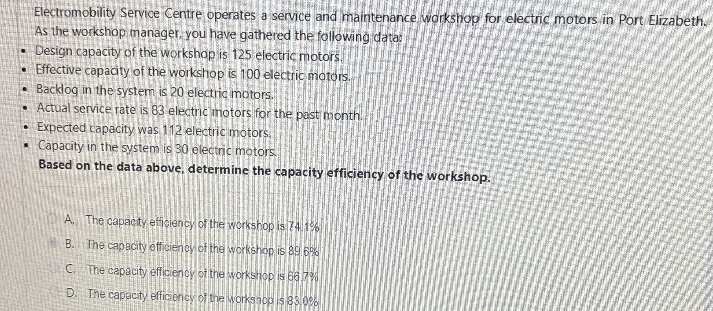  Electromobility Service Centre operates a service and maintenance workshop for electric