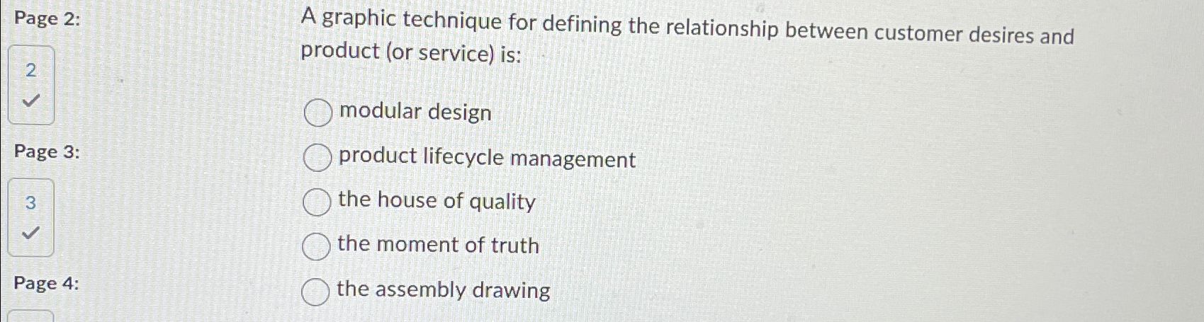 Page 2: A graphic technique for defining the relationship between customer