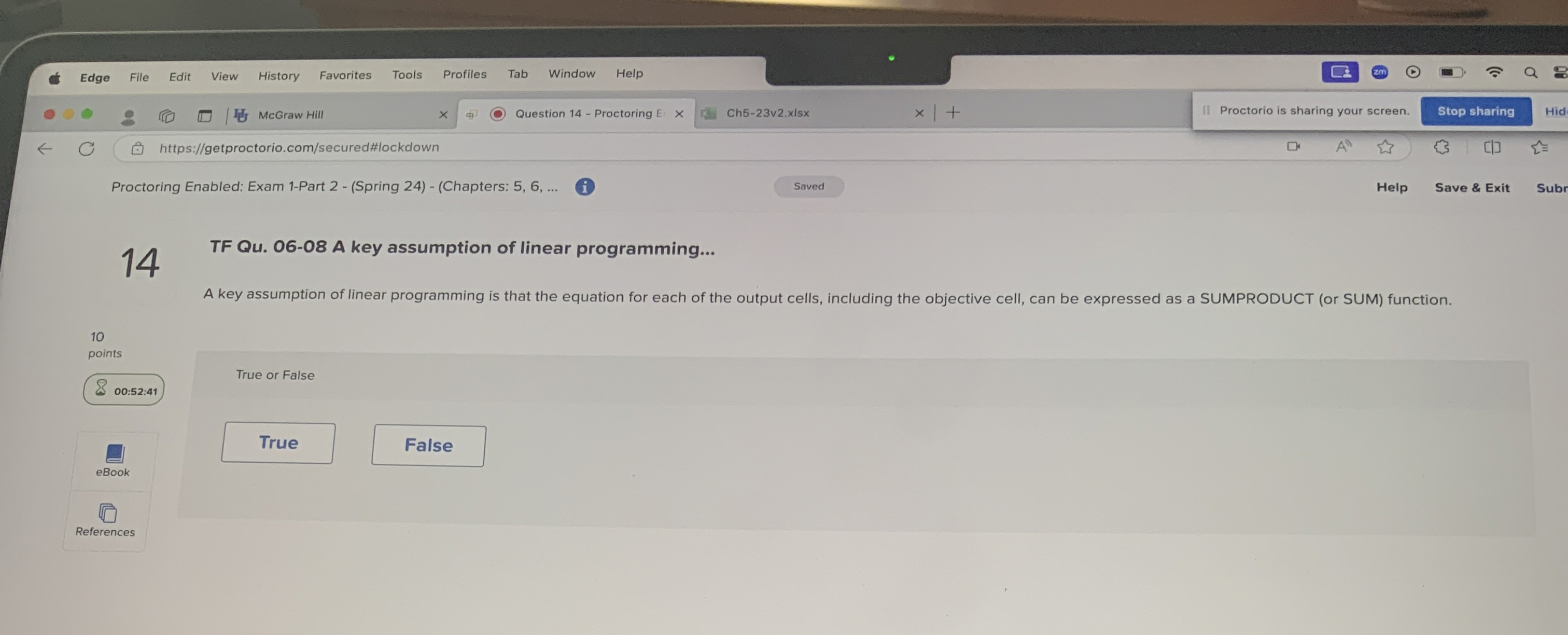  TF Qu.06-08 A key assumption of linear programming... A key assumption
