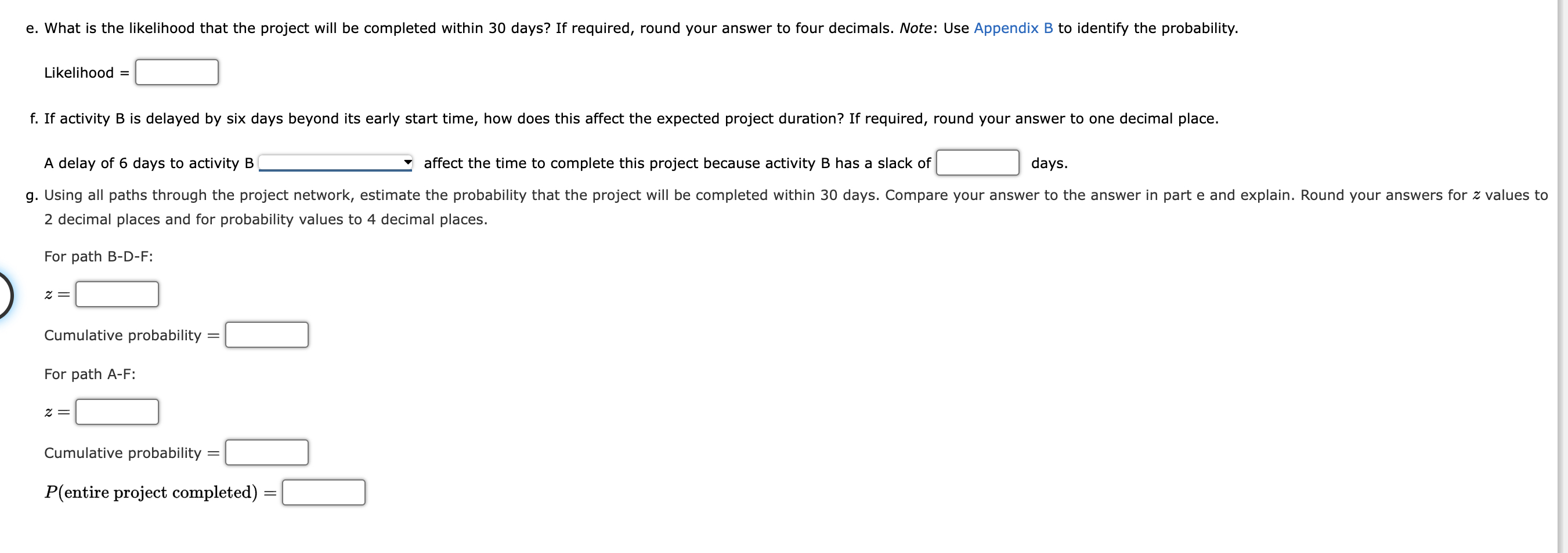  Problem 9-09(Algorithmic) requisite activities and related information in the following table
