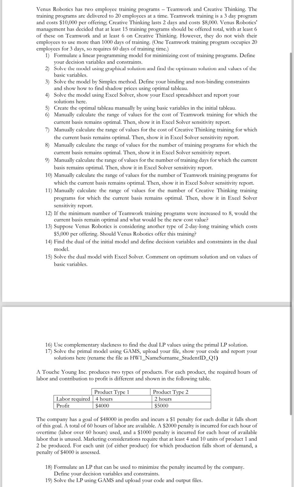  Venus Robotics has two employee training programs - Teamwork and Creative