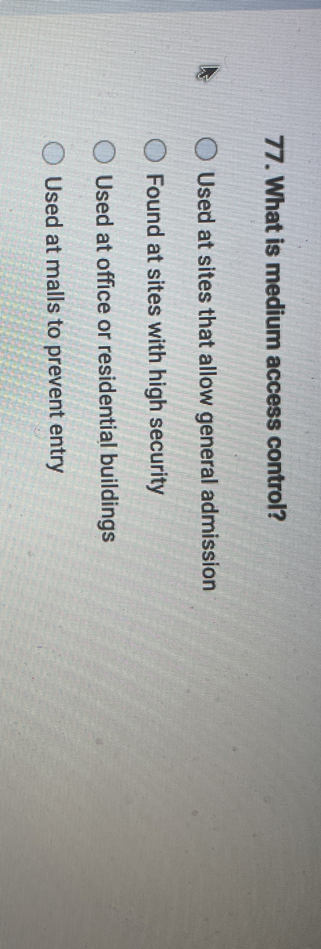  What is medium access control? Used at sites that allow general