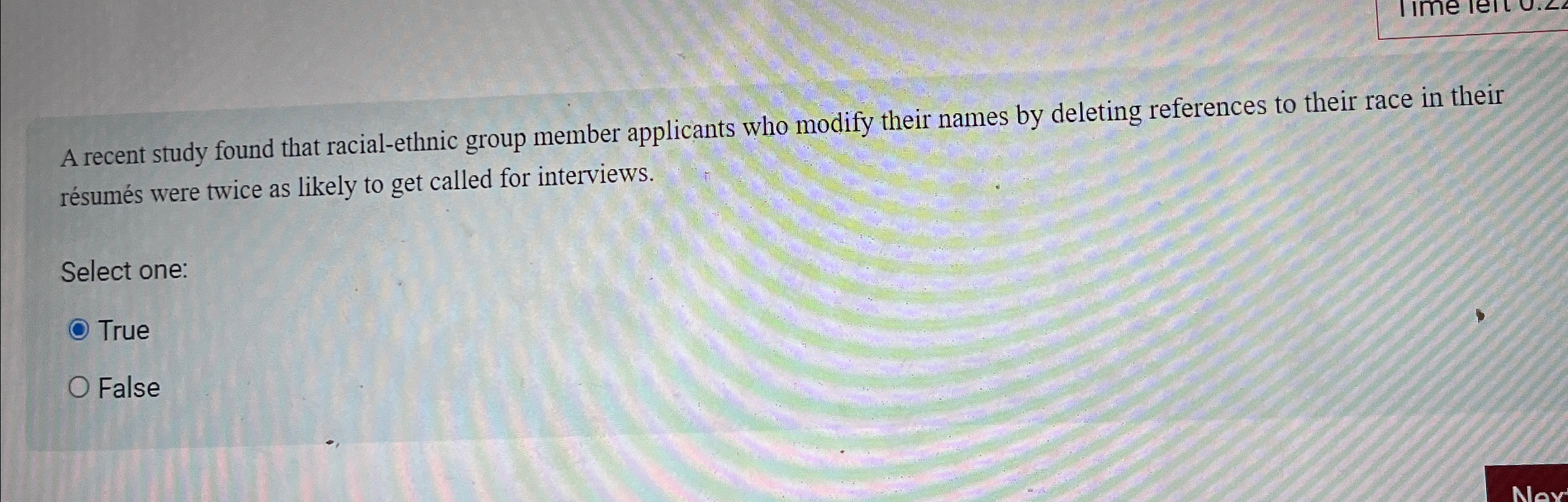  A recent study found that racial-ethnic group member applicants who modify
