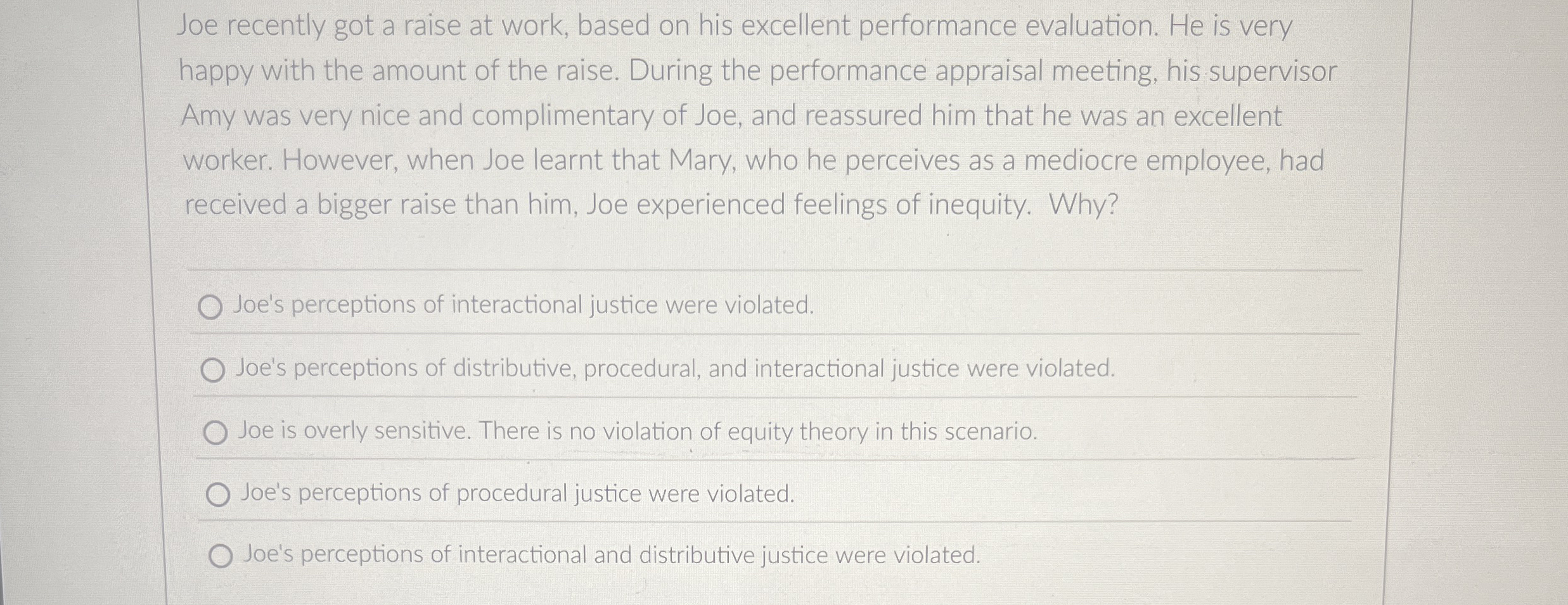  Joe recently got a raise at work, based on his excellent