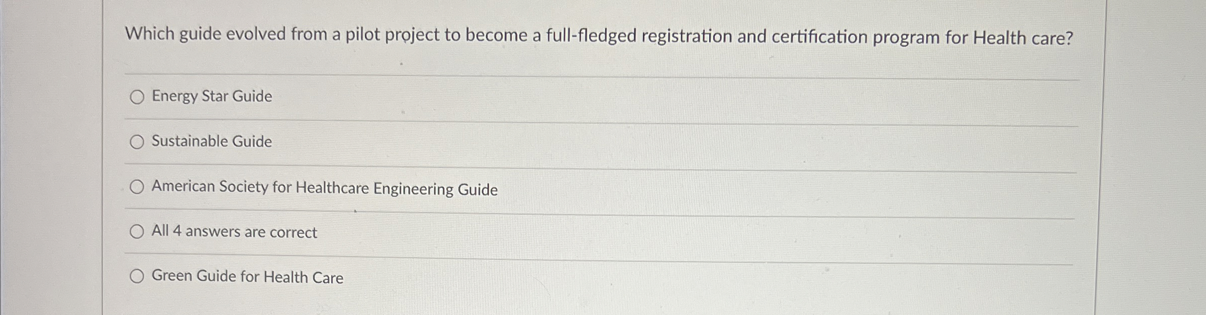  Which guide evolved from a pilot project to become a full-fledged