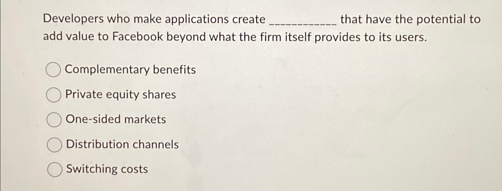  Developers who make applications create that have the potential to add