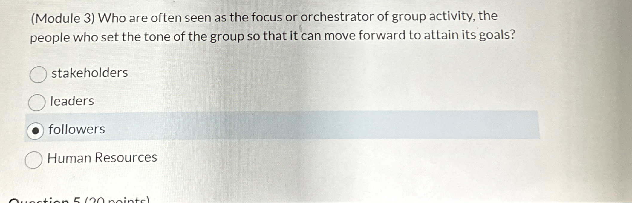  (Module 3) Who are often seen as the focus or orchestrator