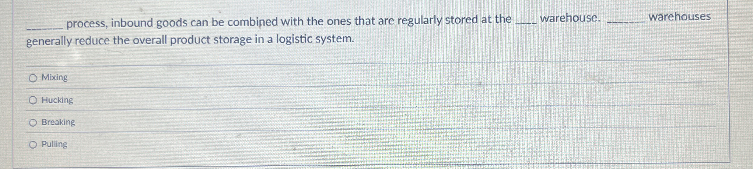  q, process, inbound goods can be combined with the ones that