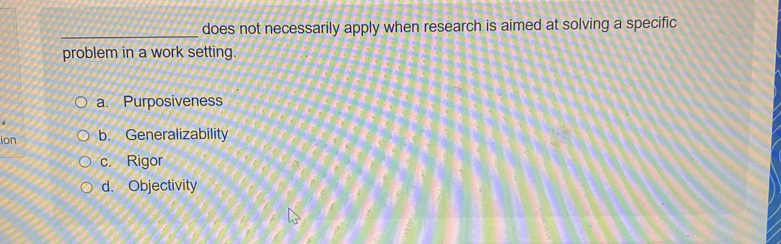  q, does not necessarily apply when research is aimed at solving