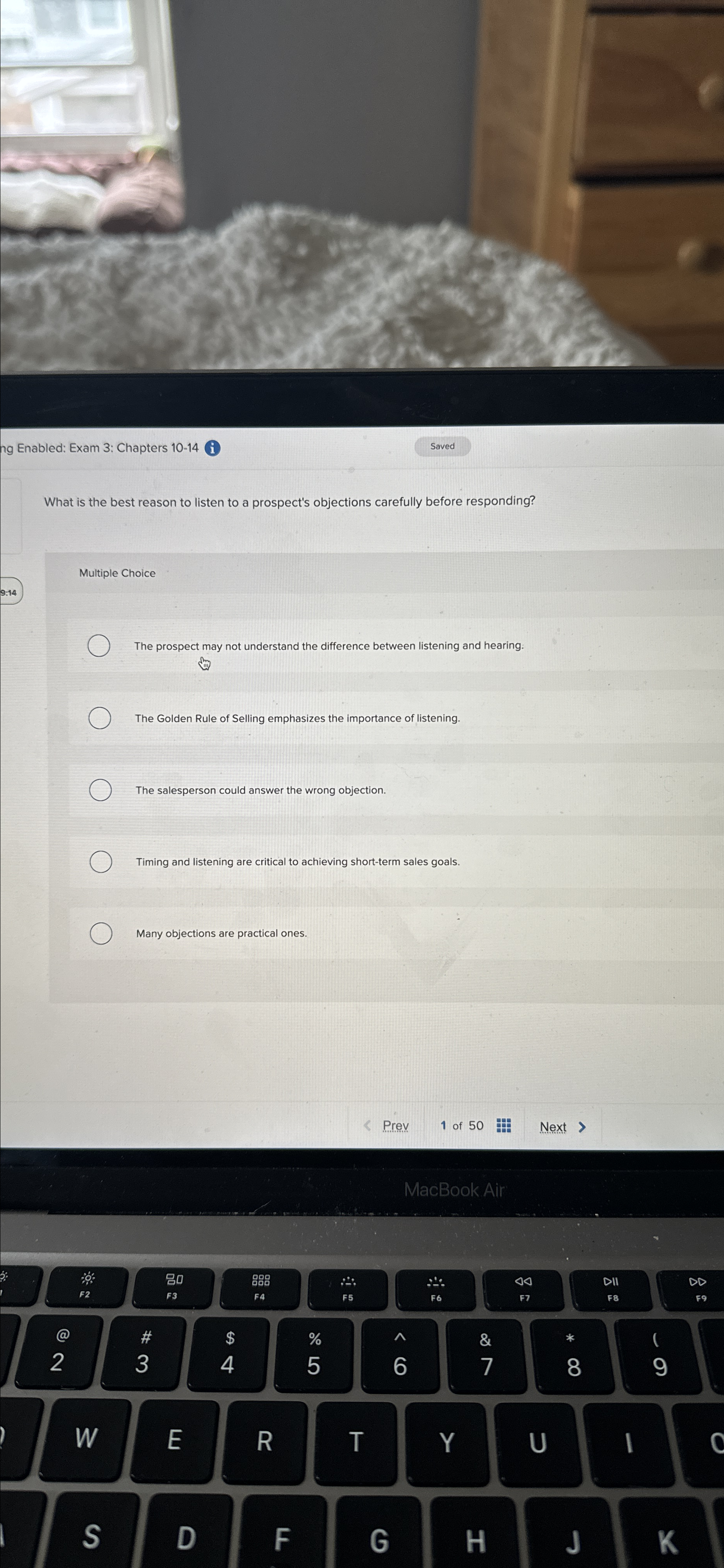  ng Enabled: Exam 3: Chapters 10-14(i Saved What is the best
