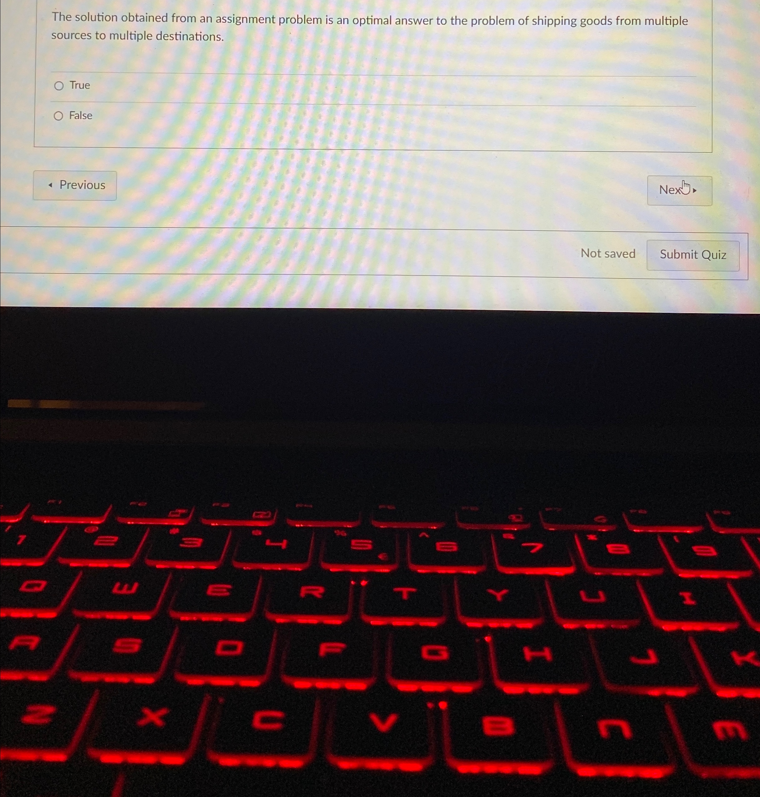  The solution obtained from an assignment problem is an optimal answer