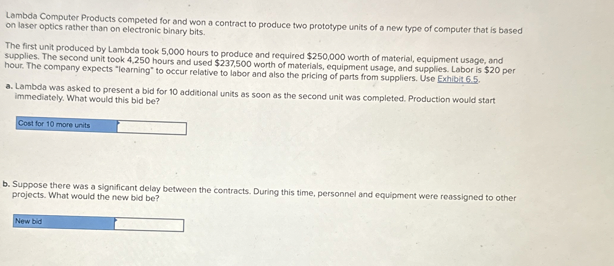  Lambda Computer Products competed for and won a contract to produce