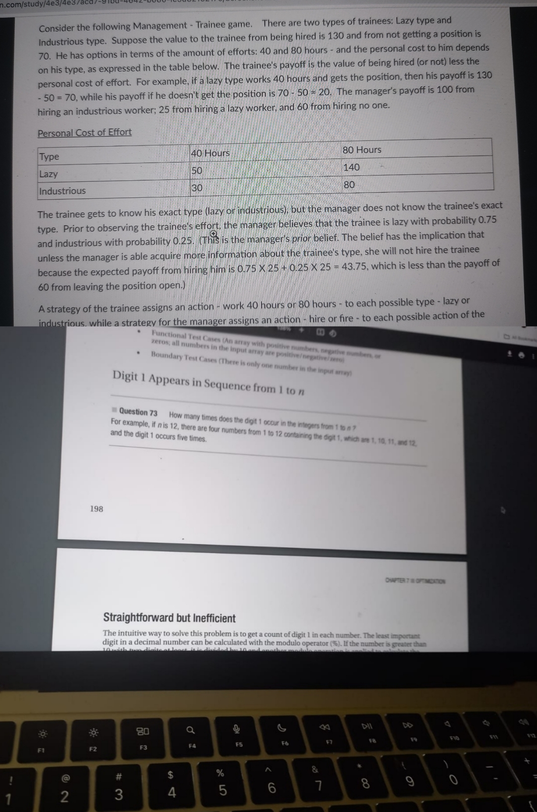  Computer science question urgent solve ASAP Consider the following Management -
