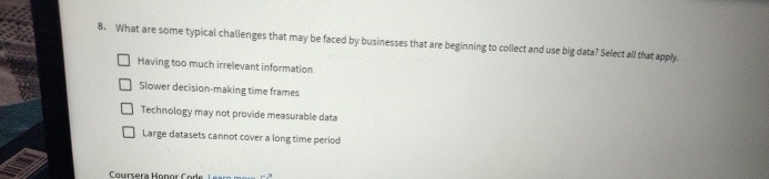  What are some typical challenges that may be faced by businesses