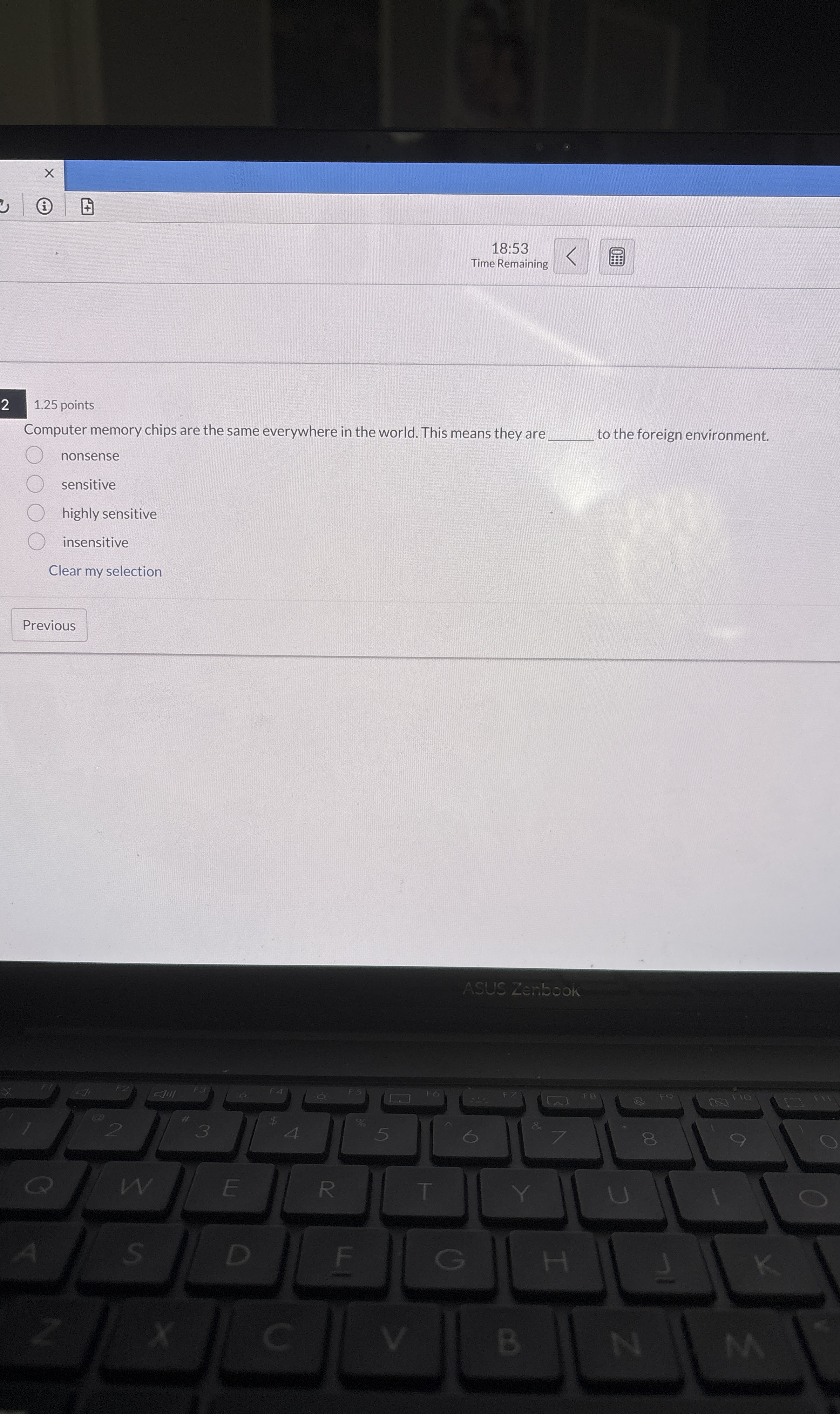  Computer memory chips are the same everywhere in the world. This