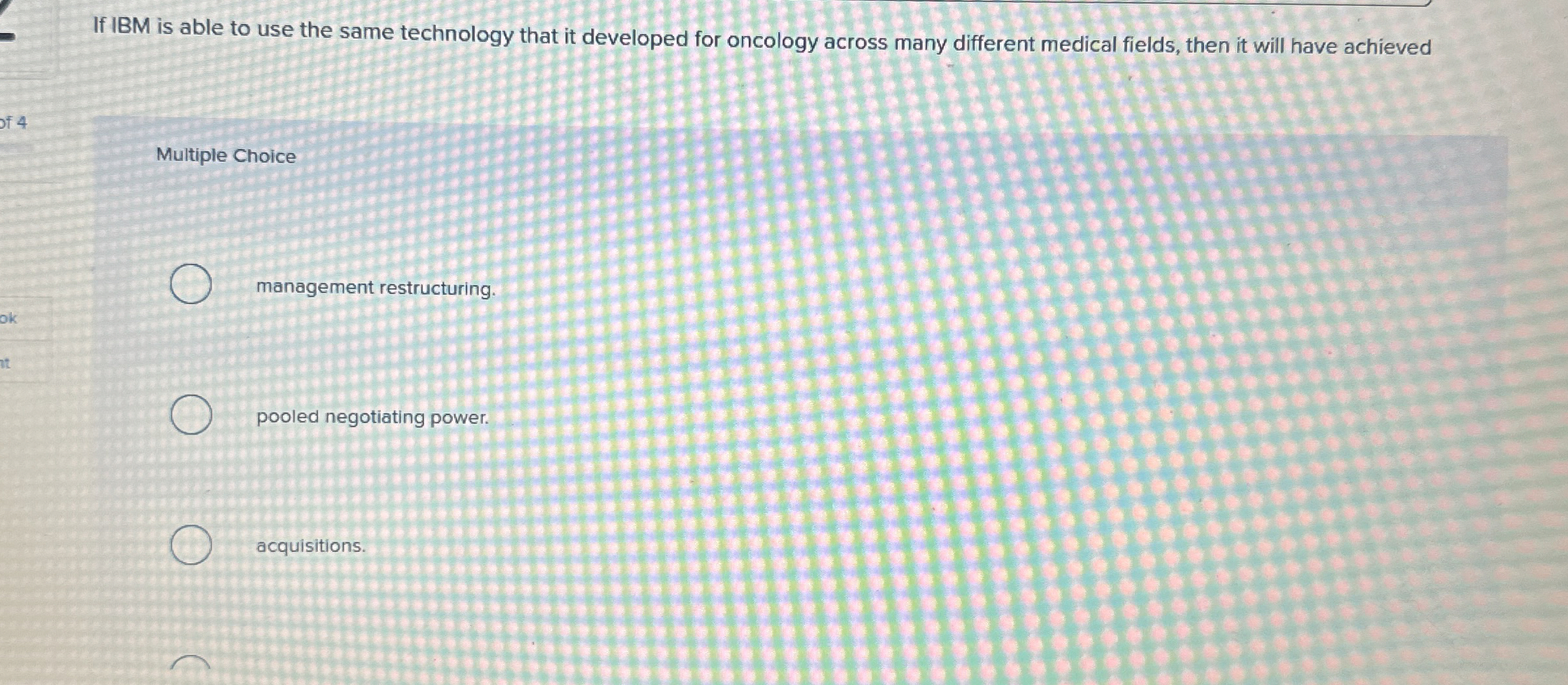  If IBM is able to use the same technology that it