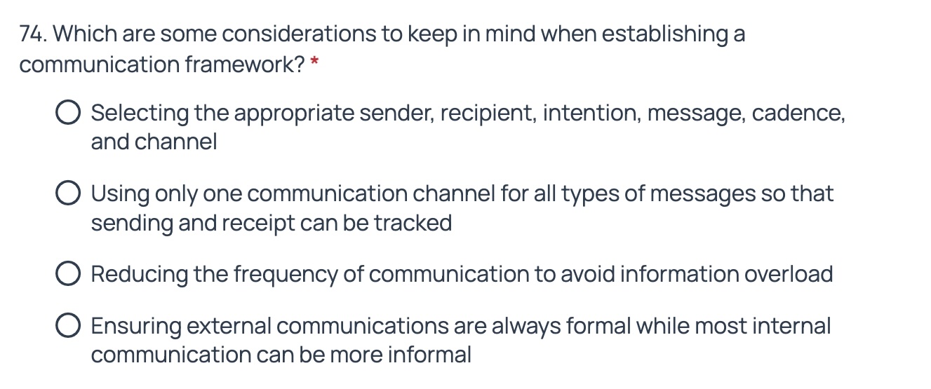  Which are some considerations to keep in mind when establishing a