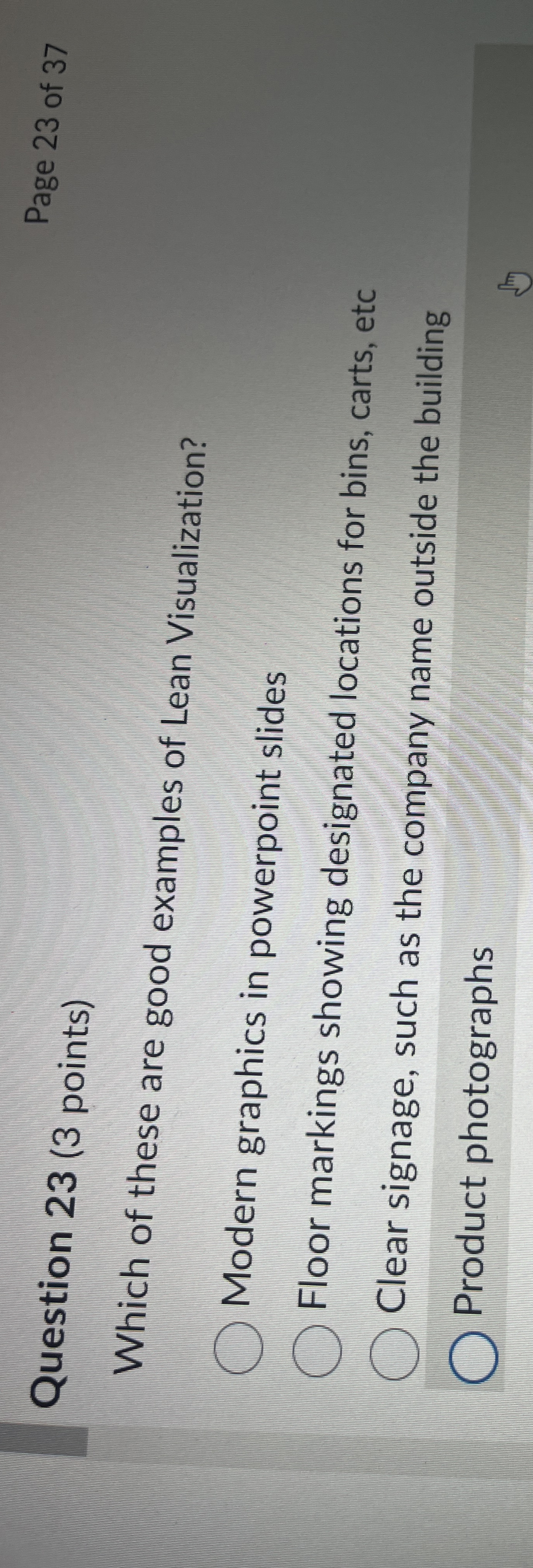  Question 23(3 points) Page 23 of 37 Which of these are