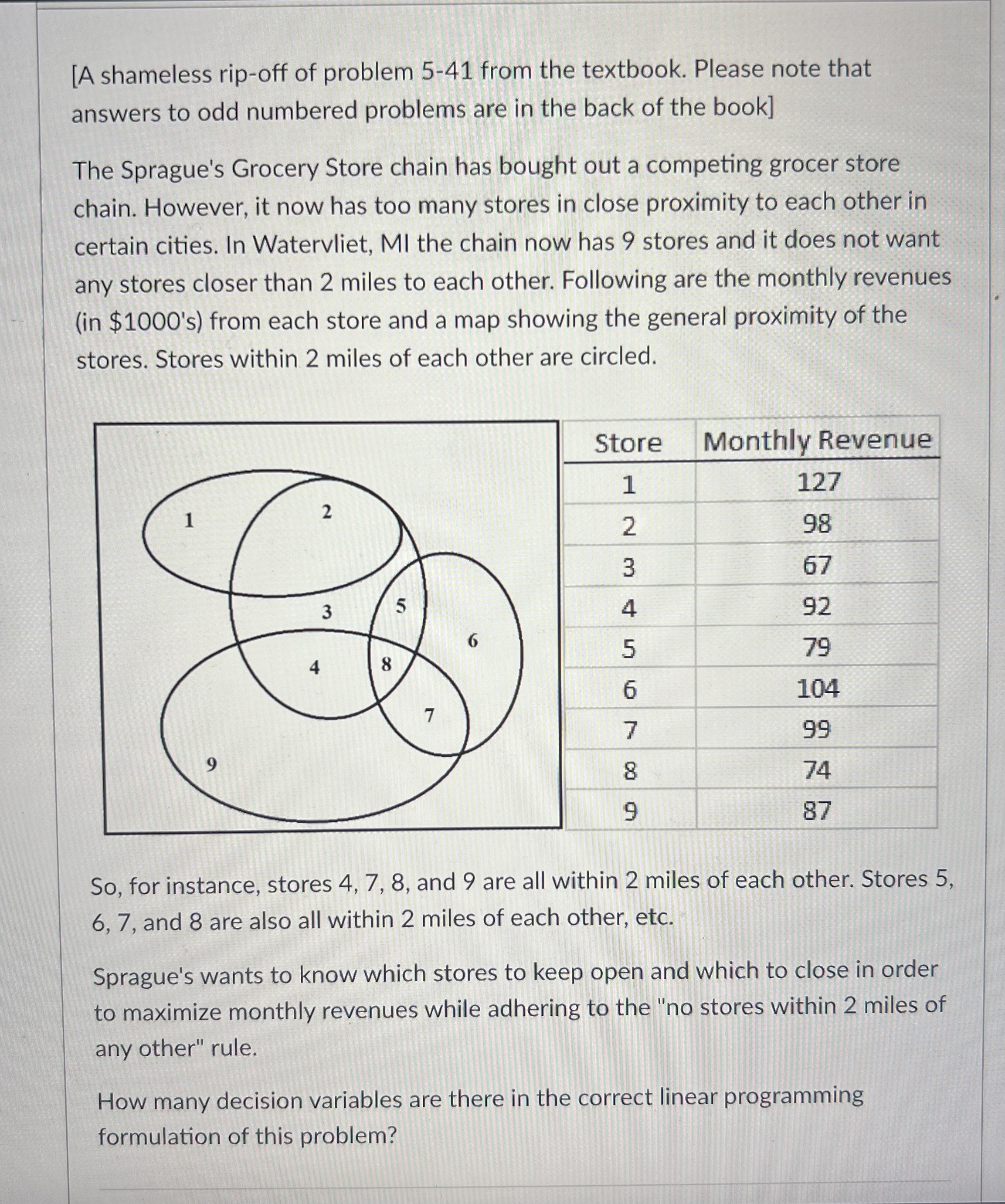  [A shameless rip-off of problem 5-41 from the textbook. Please note