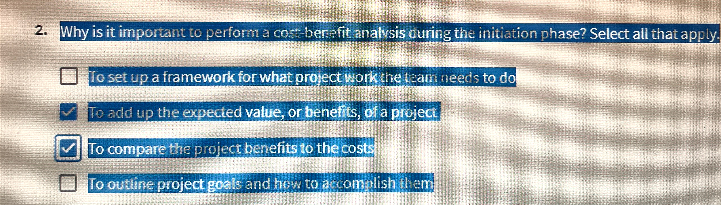  Why is it important to perform a cost-benefit analysis during the