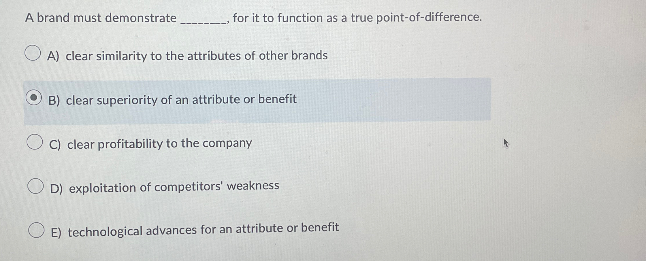  A brand must demonstrate for it to function as a true