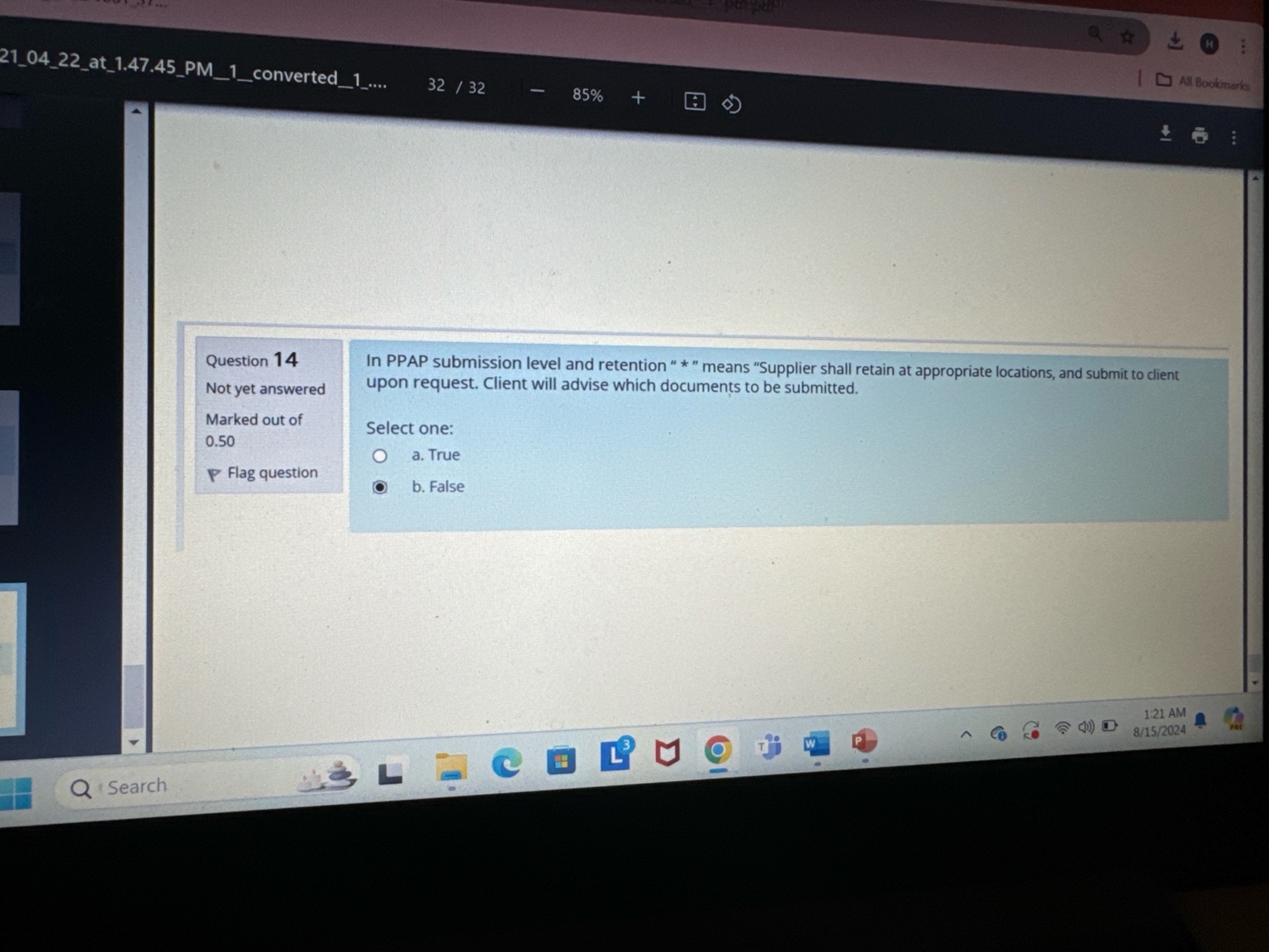  21_04_22_at_1.47.45_PM_1_converted_1_... 3232 85% All Bookikath Question 14 Not yet answered Marked