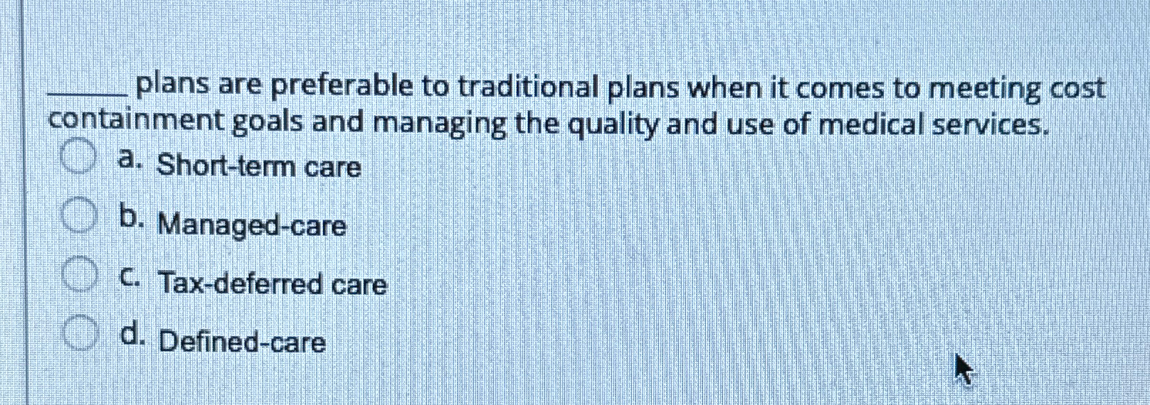  q, plans are preferable to traditional plans when it comes to