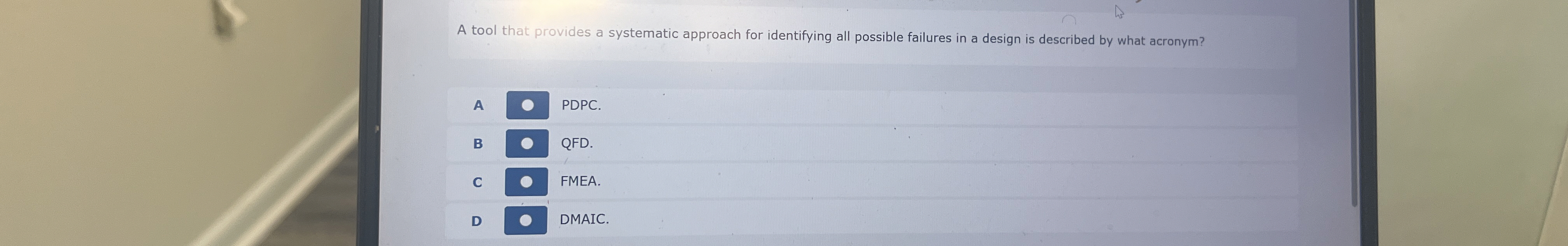  A tool that provides a systematic approach for identifying all possible