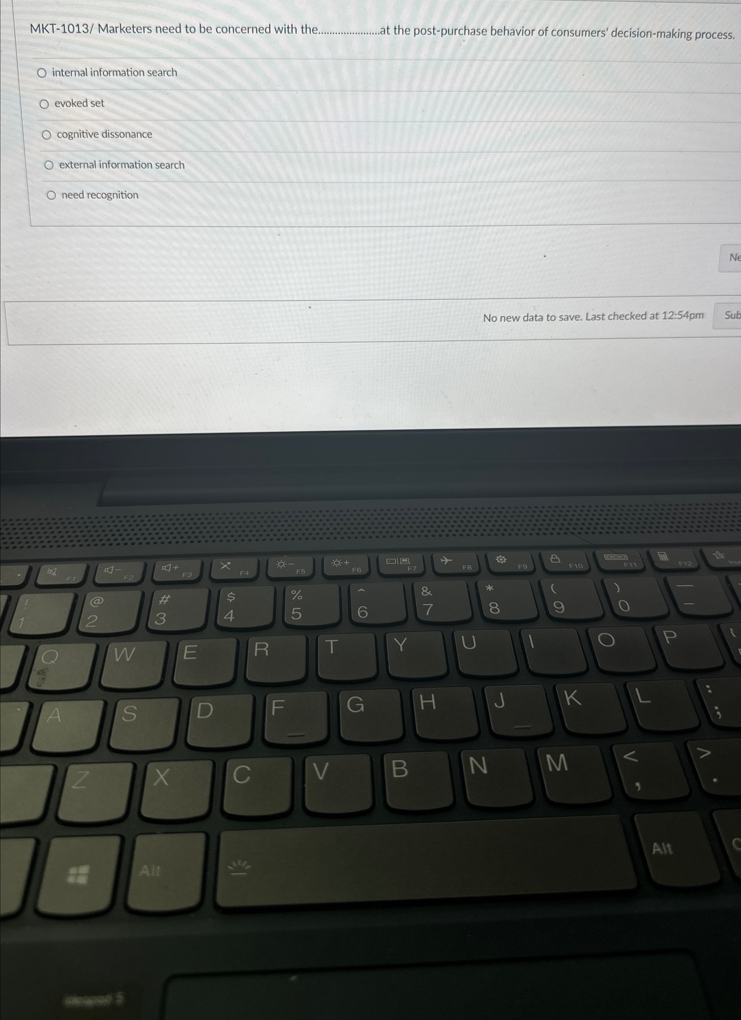  MKT-1013/ Marketers need to be concerned with the. q, at the