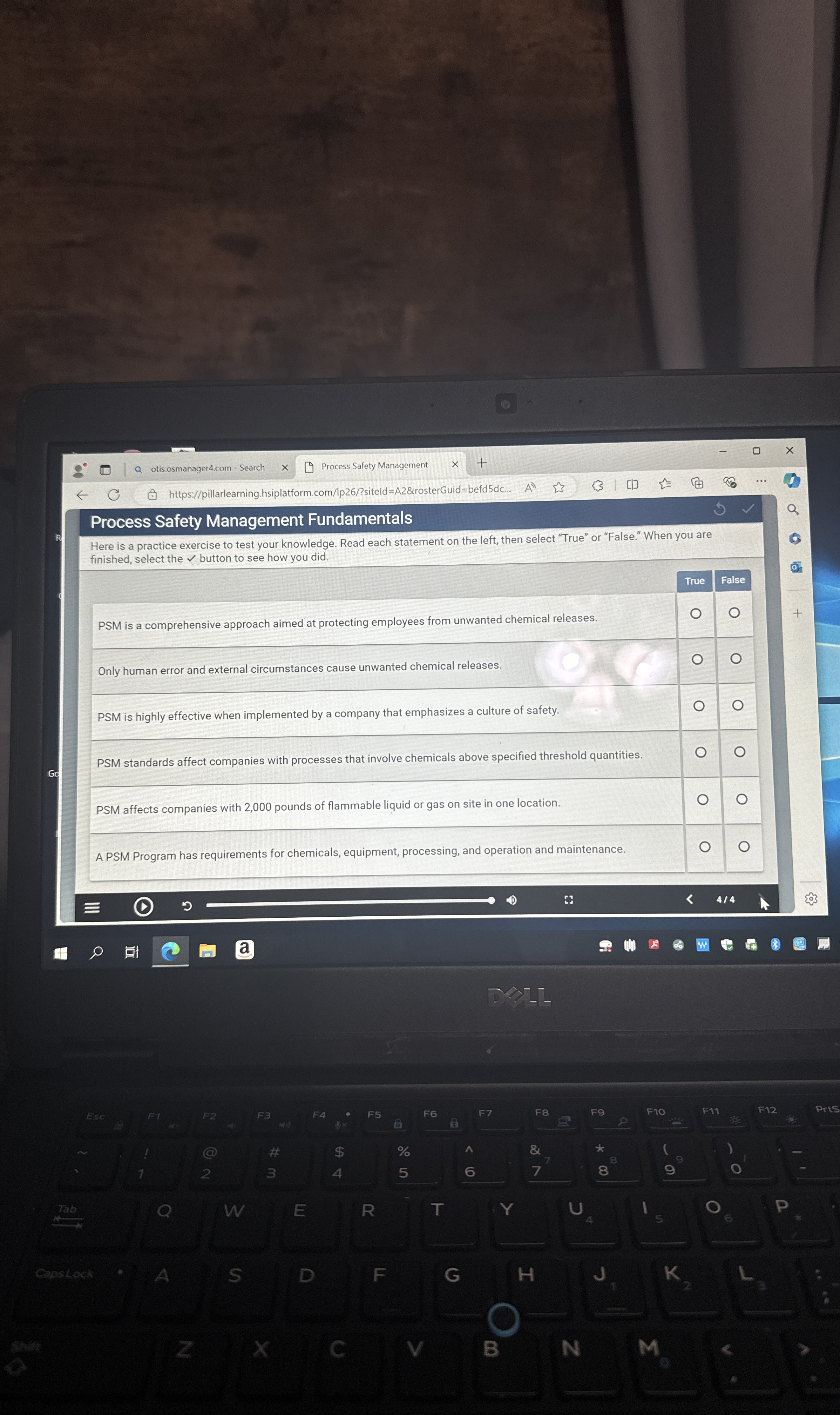  Process Safety Management Fundamentals Here is a practice exercise to test