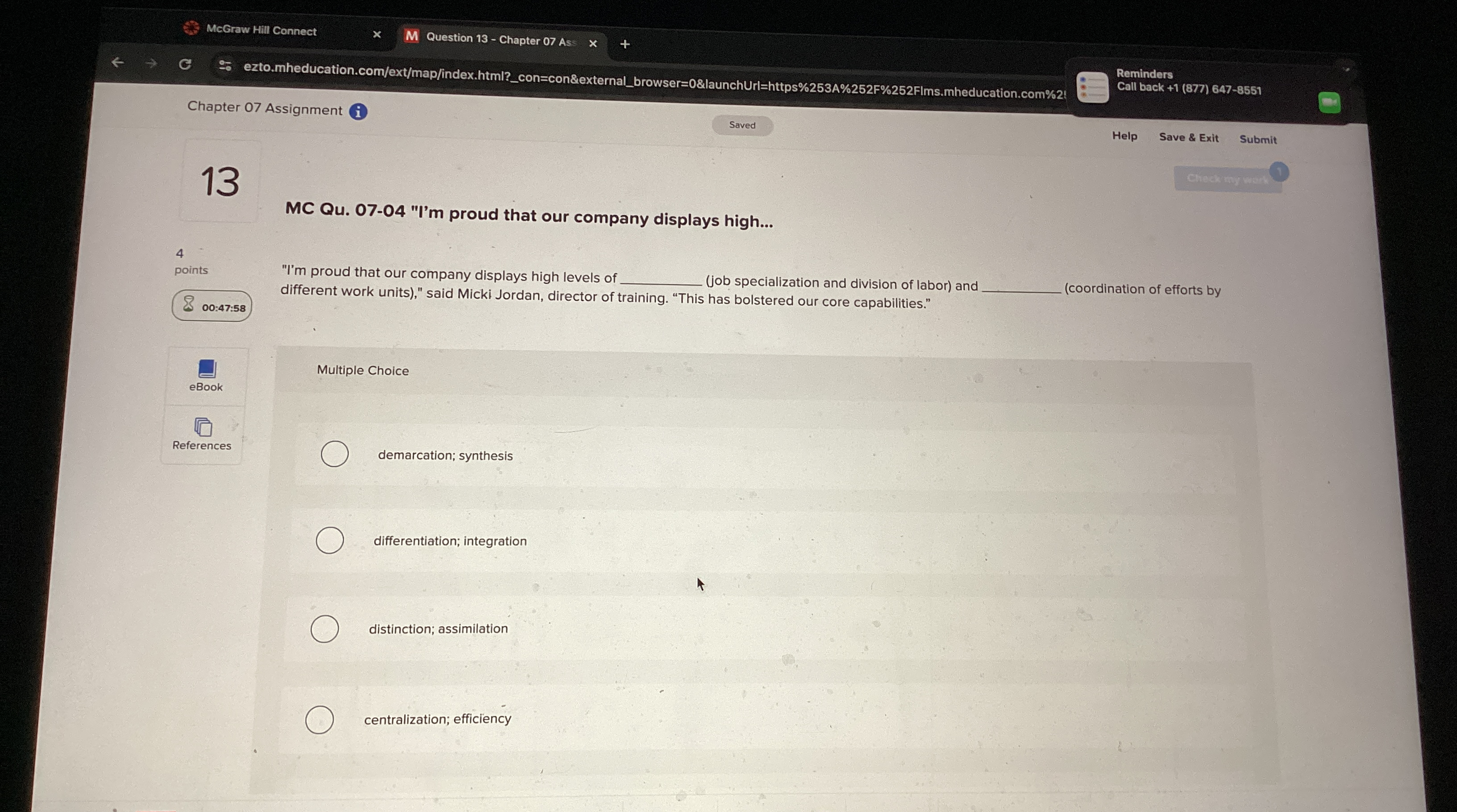  MC Qu.07-04"I'm proud that our company displays high... "I'm proud that