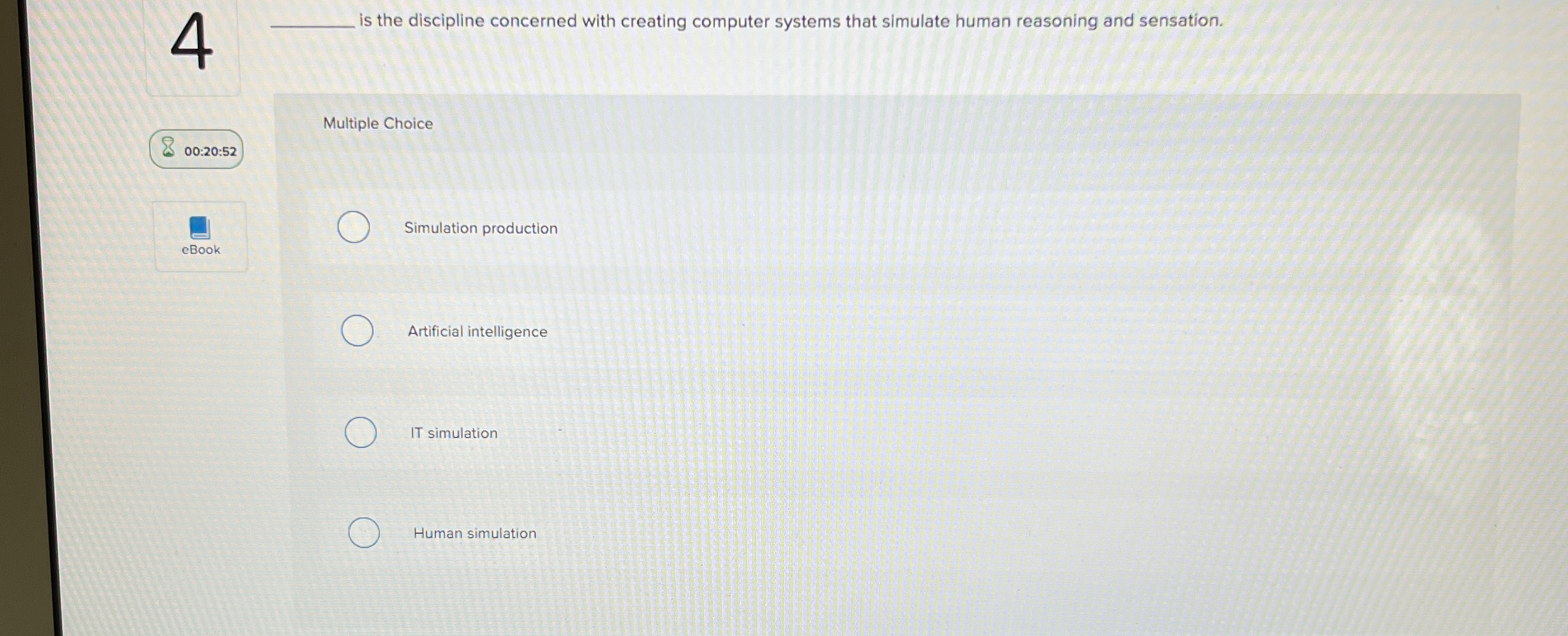  q, is the discipline concerned with creating computer systems that simulate