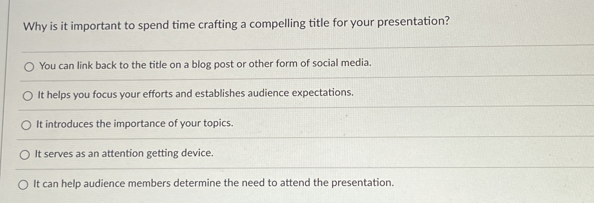  Why is it important to spend time crafting a compelling title