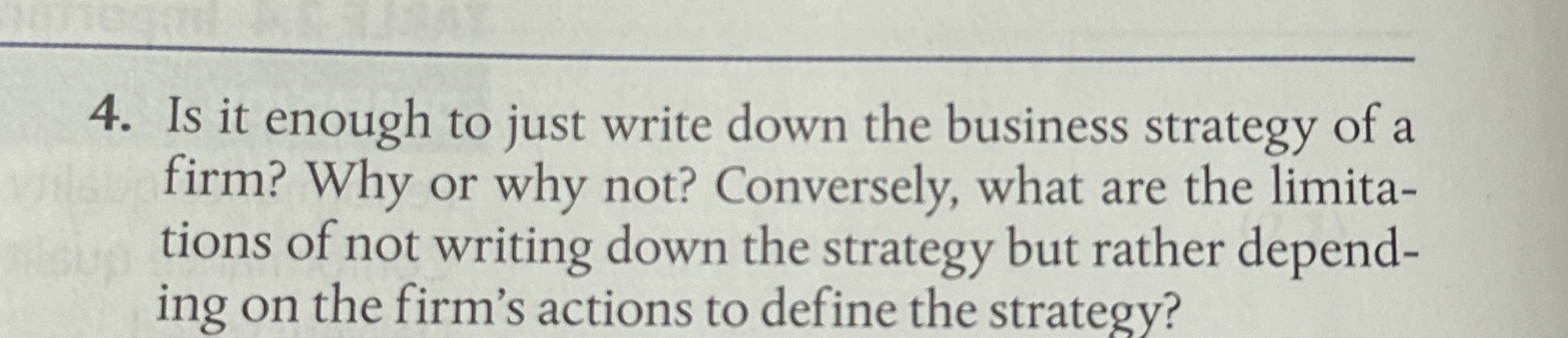  Is it enough to just write down the business strategy of