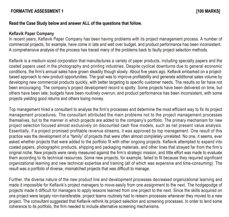  QUESTION 1(25 Marks) Appraise the portfolio, programs and projects relationships in