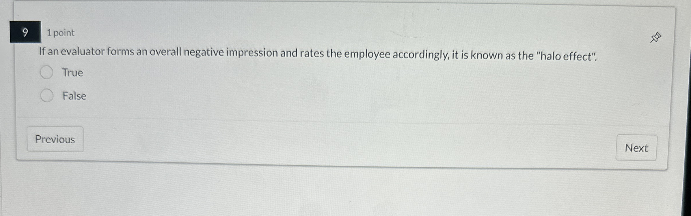  If an evaluator forms an overall negative impression and rates the
